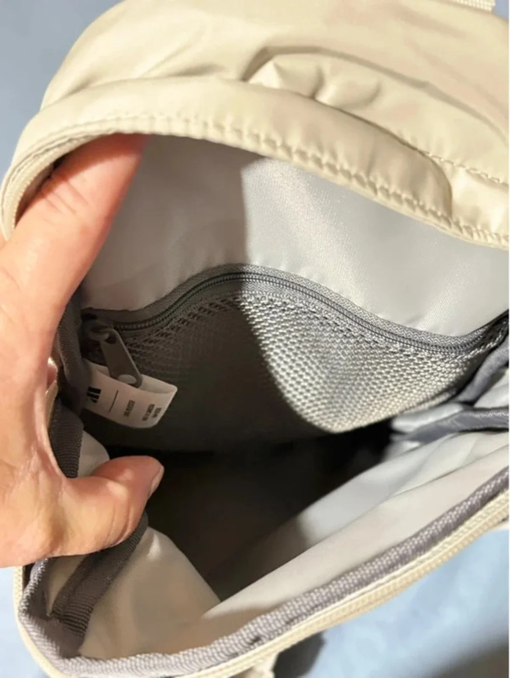 Adidas Essentials 2 Sling Crossbody Bag in Wonder Alumina Grey/White
